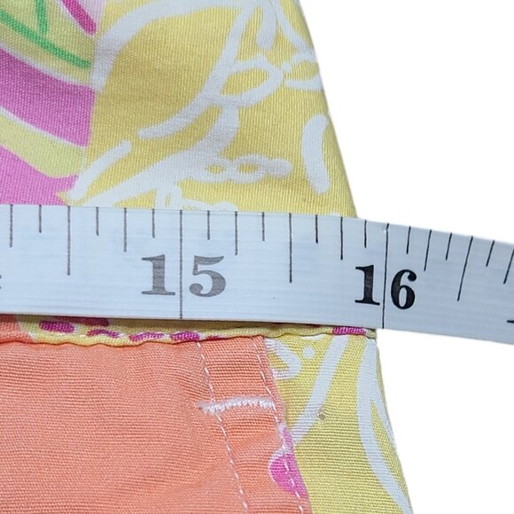 Lilly Pulitzer Multi Color Patchwork Pants Size 8-Vintage - Picture 7 of 16